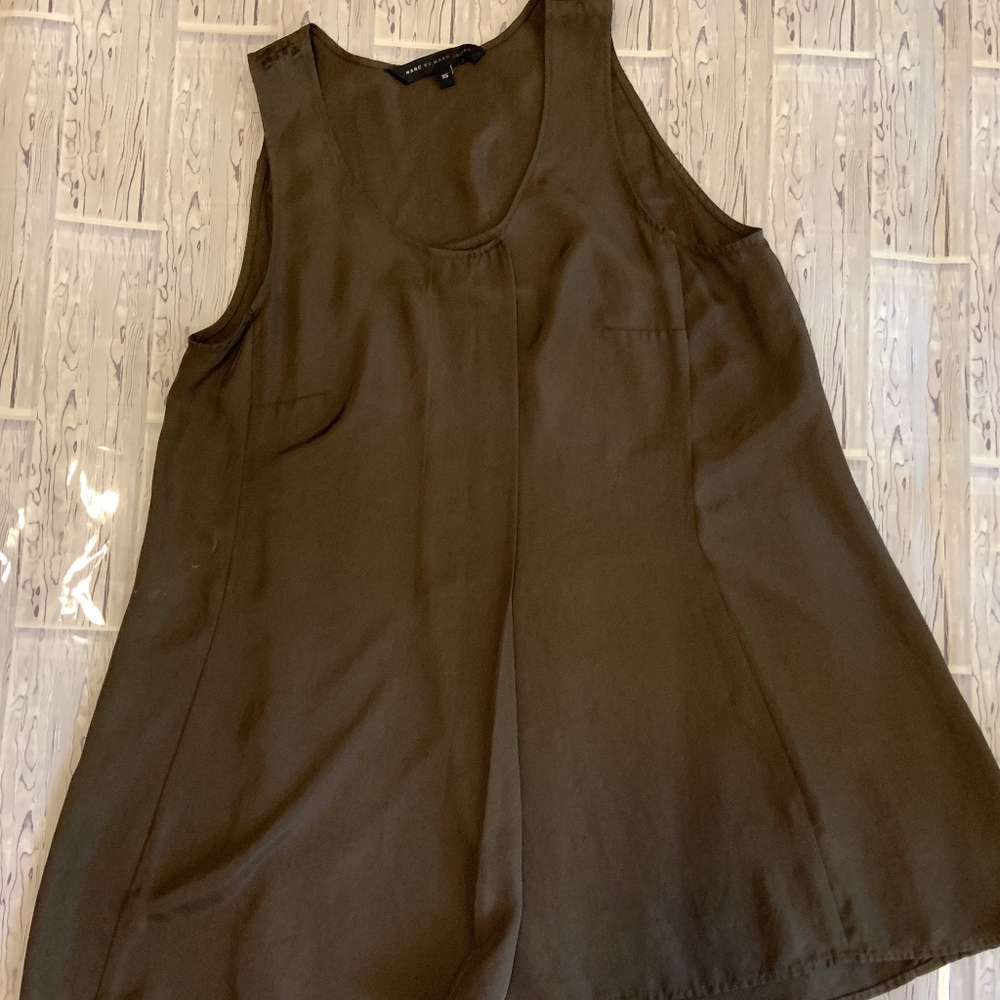 Marc by Marc Jacobs Olive Green Sleeveless Top